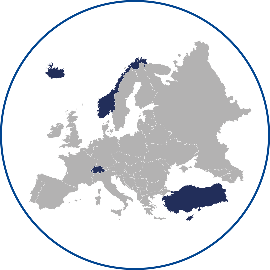 DLA Europe Map